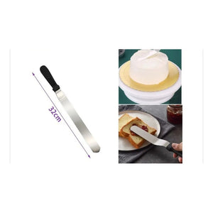 Espatula Repostera Espátula Decoracion Espatula Curva 27cm Espatulas Repostera Decorativa Espatula Torta Decoracion Espatula Curva Metalica Utensilio Cocina Pasteleriuscl