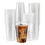 50 Vaso Plastico Desechable Vasos Transparentes 16oz 500ml