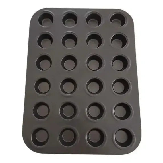 Pack X2 Molde 24 Cupcakes Molde Cupcake Molde Para Tortas Gris Claro