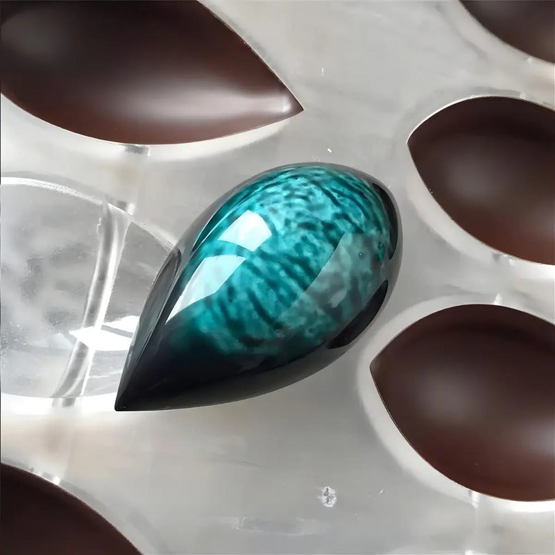 Molde Chocolate Acrilico Molde De Chocolate Molde Ovalado Molde Ovalado Moldes De Bombones Moldes Para Trufas Bombones... Transparante
