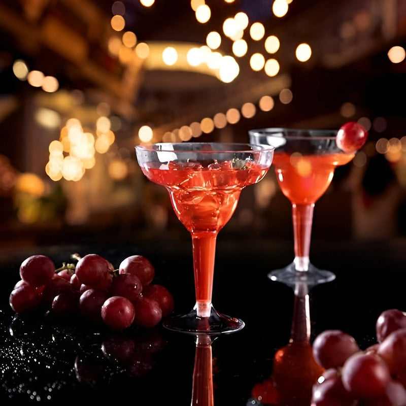 Pack X30 Copas Margarita Copas Acrilico Copas Coctel 240ml Transparente