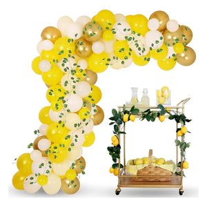 Pack 25 Set De Cumpleaños Globos Cumpleaños Globo Metalizado Color Amarillo 100944
