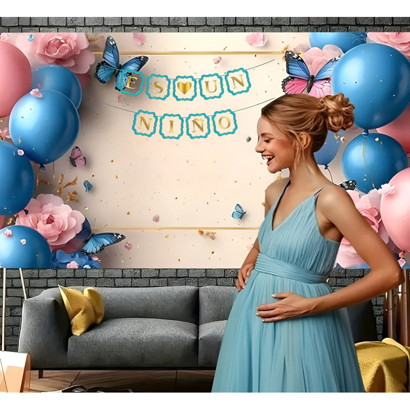 Guirnalda Revelacion De Genero Decoración Cotillon Fiestas