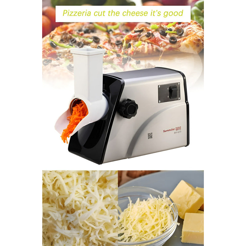 Rallador Queso Rallador Giratorio Rallador De Queso 300w Gris / Rallador De Queso 300w