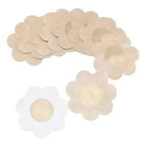 Pack X10 Cubre Pezón Pezoneras Parches Pezoneras Adhesivas Beige Único