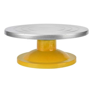 Base Giratoria Tortas Plato Giratorio Base Aluminio 32cm