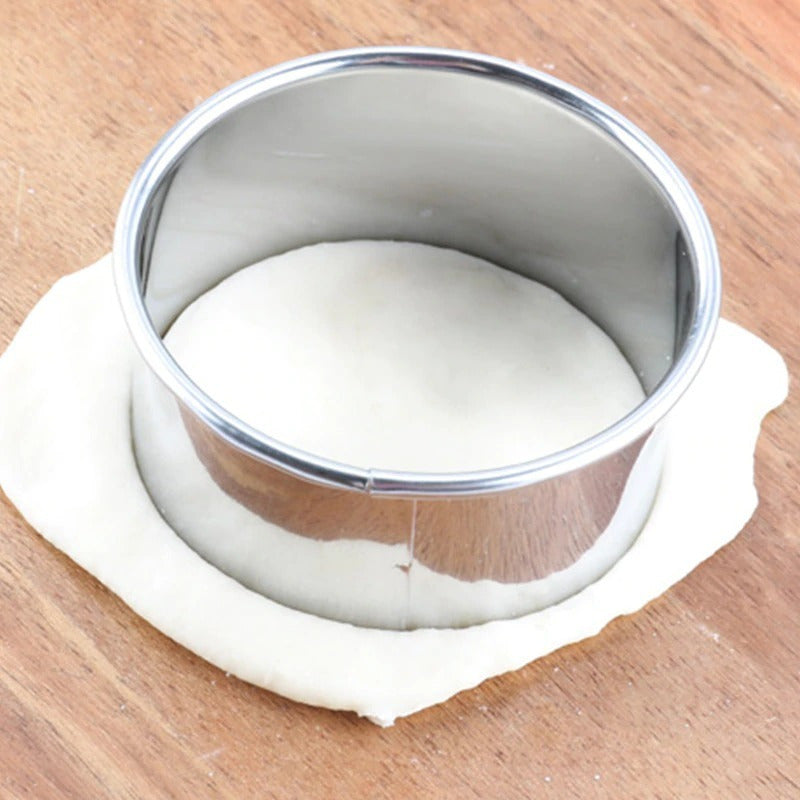 14 Moldes Galletas Circulo Molde De Galleta Cortador Galleta Plateado