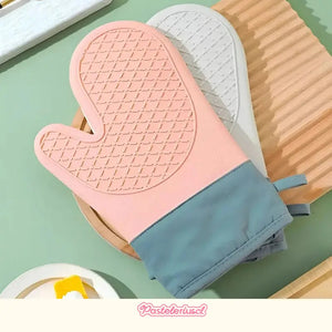 Guante Silicona Para Horno Toma Olla Guantes Cocina 27 Cm Protector De Silicona Agarradera Para Horno Gris Toma Ollas Guante De Silicona Guante Térmico Guante Protector Cocina Agarradera Pasteleriuscl