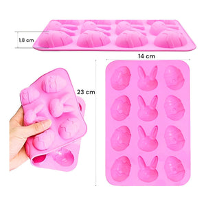 Moldes Chocolate Huevo Pascua Molde Silicona Reposteria 12c