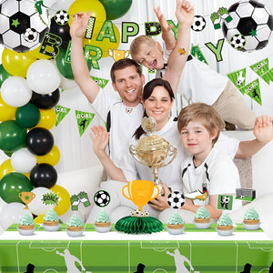 113 Globos Futbol Arcos De Globos Decoracion Globos Verde