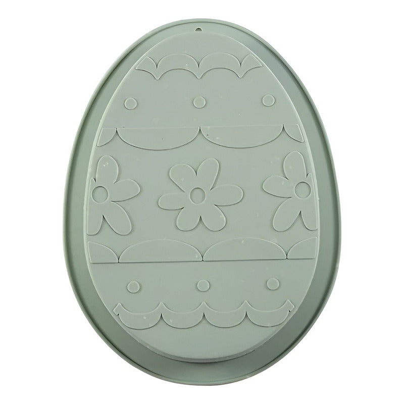 Pack X2 Molde Huevo De Pascua Moldes De Chocolate Silicona  Multicolor