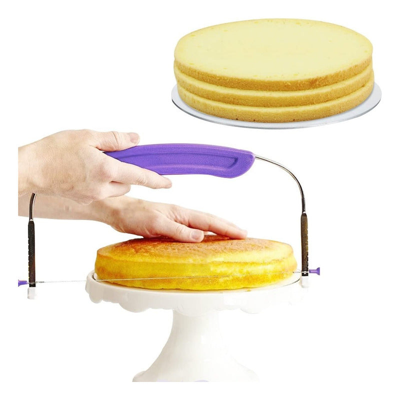 Cortador De Bizcocho Cortador De Torta Cortador Masa Alambre Multicolor