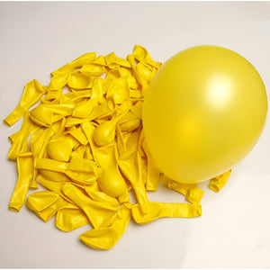 Pack X50 Globos Cumpleaños Decoracion Globos Cotillon Fiesta Amarillo Globos De Cumpleaños