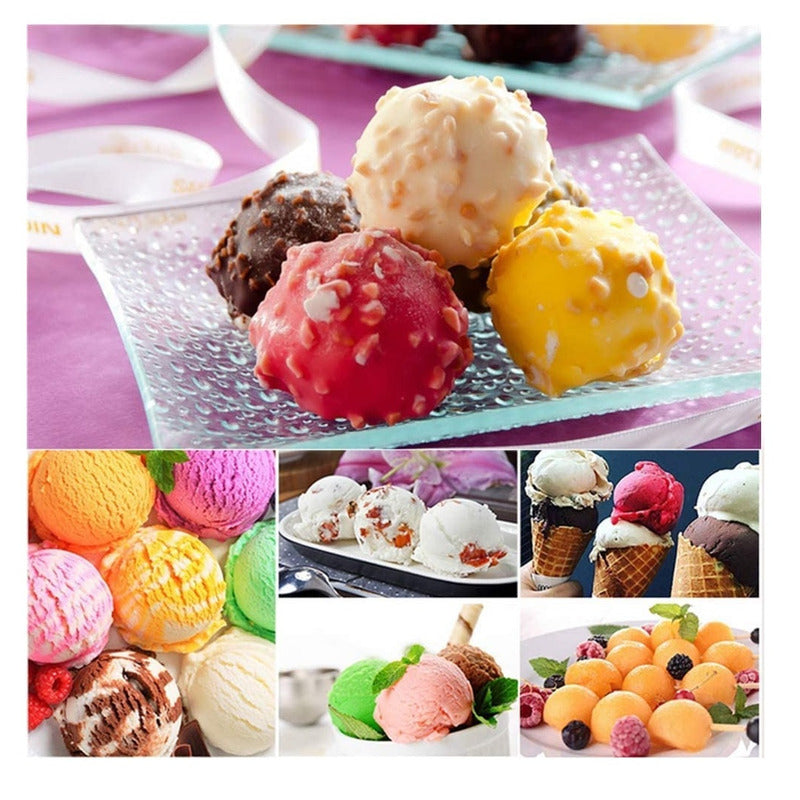 Cucharas Para Helados Cuchara Helado Cuchara De Helado 6y5cm Gris