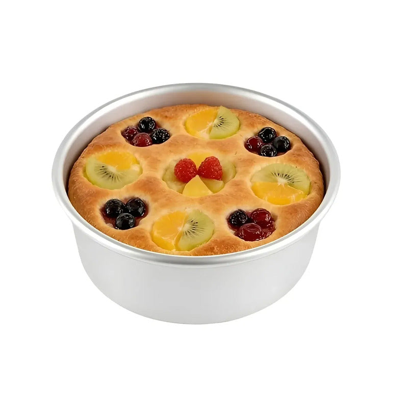 Molde Queque Redondo Molde De Torta Molde Aluminio 16x10cm Circular De Aluminio Para Pastel De Queso Moldes Redondos... Plateado