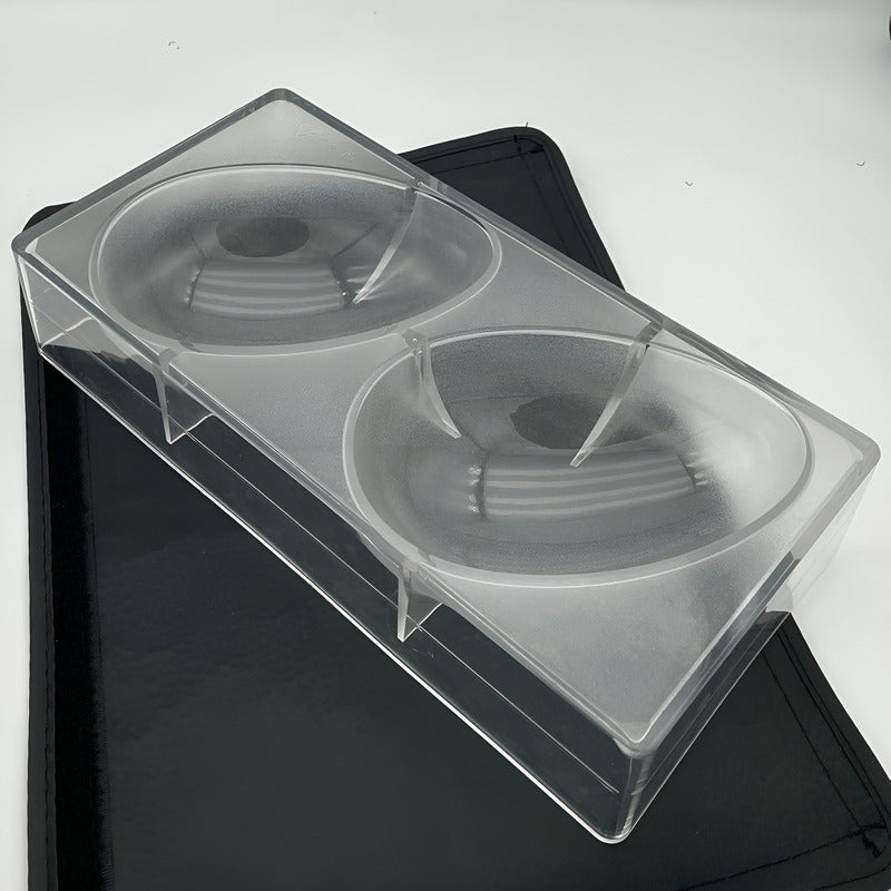 Molde Para Chocolate Policarbonato Molde Doble Huevo Pascua Transparente