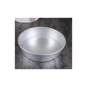 Moldes Queque Redondo De Aluminio Para Torta 26cm Color Gris Pastelería Cl