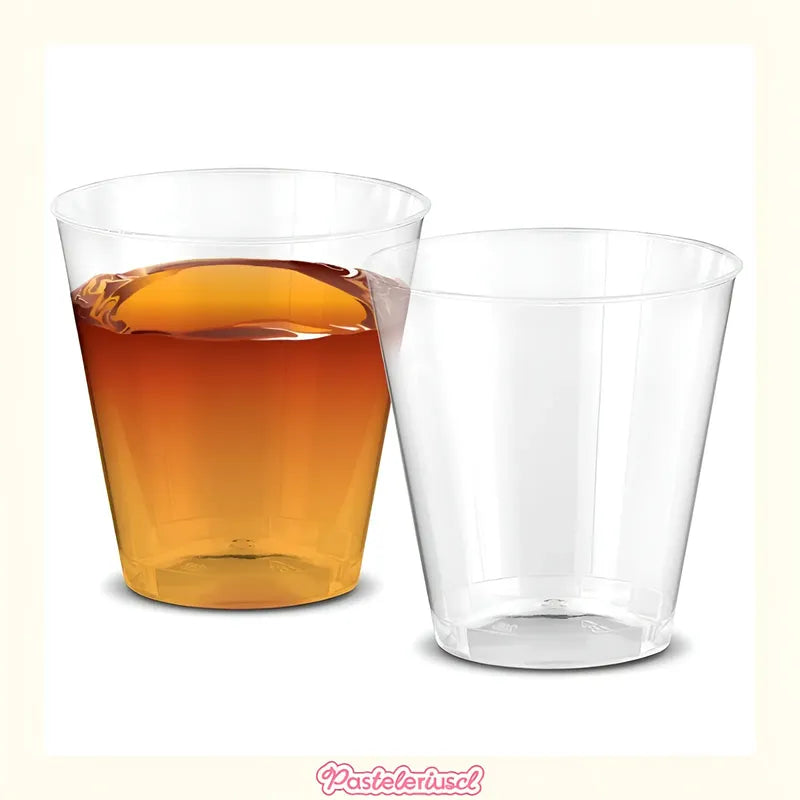 X100 Pocillos Para Postres Vasos Plasticos Vasos Shot 30ml Transparente
