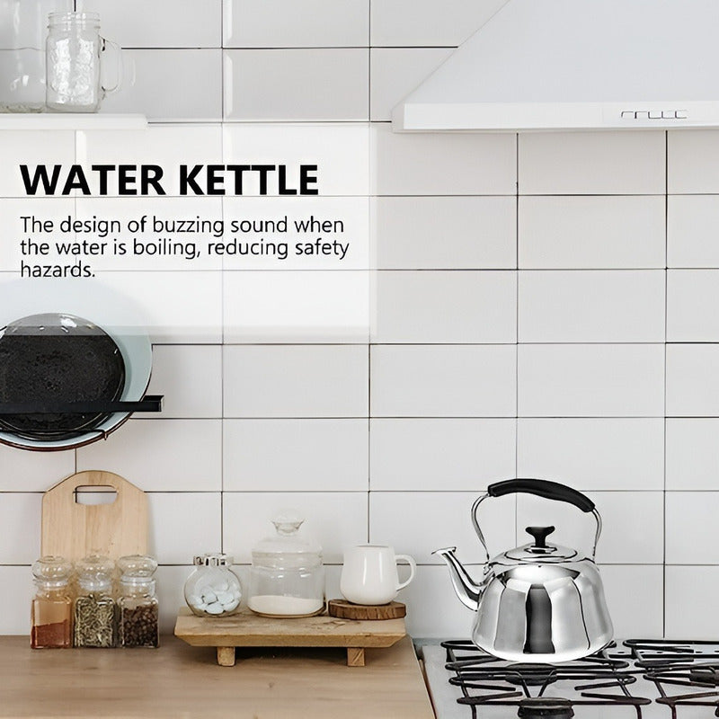 Tetera De Te Tetera De Agua Teteras Filtro Te Infusor 3.0 L Plateado