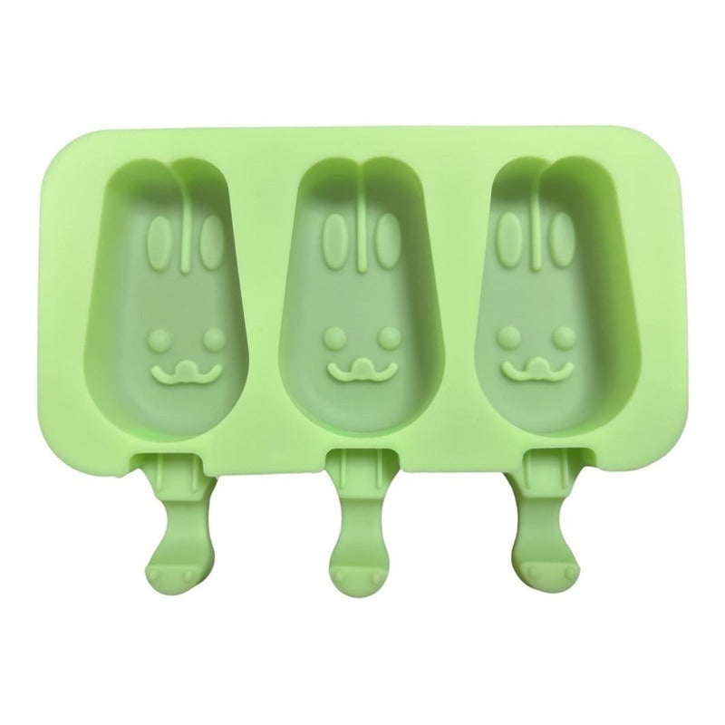 Moldes De Silicona Para Helados Molde Paletas Helado Conejo - Multicolor