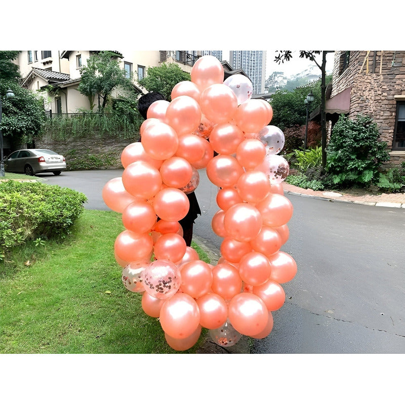 50 Globos Feliz Cumpleaños Globos De Cumpleaños Globos 25cm Salmón Globos De Cumpleaños