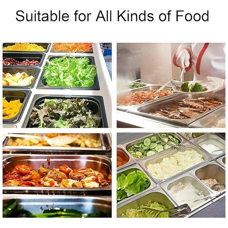 Chafer Electrico Buffet Baño Maria Bufetera 3 Depositos 5.5l Chafer Deposito 3cav