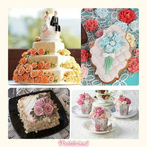 Molde De Silicona Molde Rosas Molde Fondant Rosas 7 Cavid Molde De Rosas Moldes De Silicona Moldes Fondant Rosa Pasteleriuscl