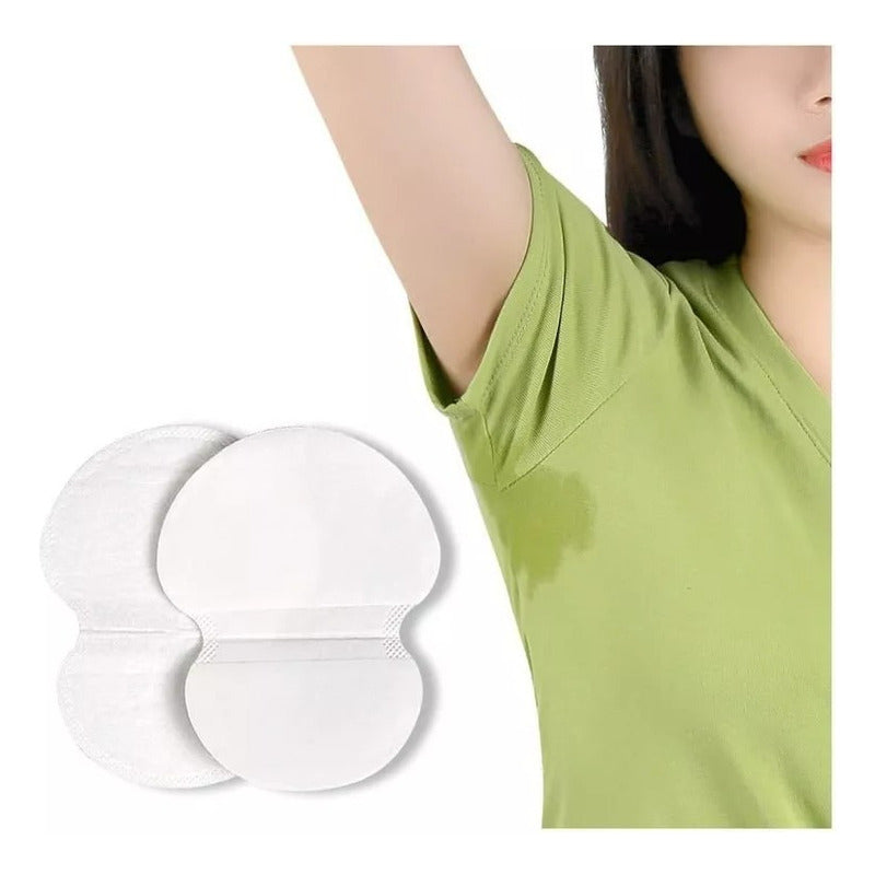 20 Parches Protectores Piel Antitranspirantes Axilas Polera Blanco