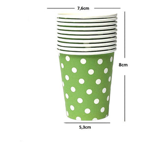 Vajilla Desechable Vasos Descartables Servilleta Platos 23cm