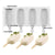 Moldes De Silicona Para Helados Molde Paletas Helado 0417 Blanco