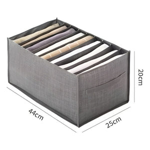 Pack X6 Organizador De Pantalones Caja Organizadora Closet