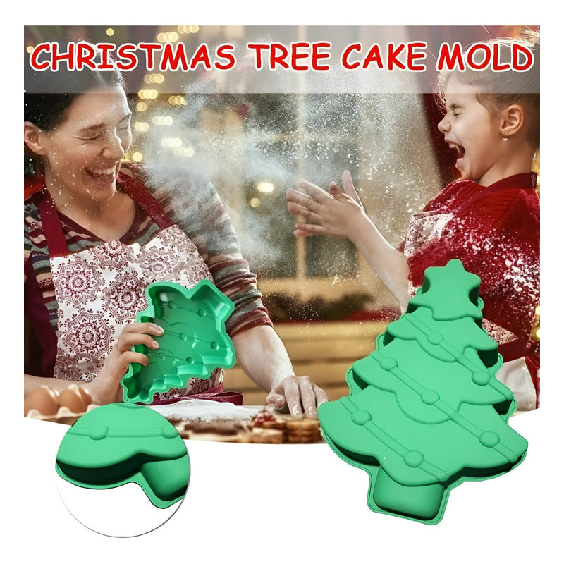 Molde Silicona Navidad Moldes De Silicona Reposteria Arbol Multicolor / Molde Silicona Arbol