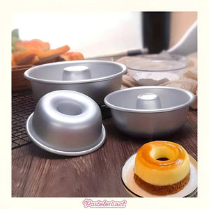Molde Torta Molde Queque Redondo Molde Aluminio Flanera 26cm Moldes Redondos Para Tartas Moldes De Flan Para Hornear... Plateado