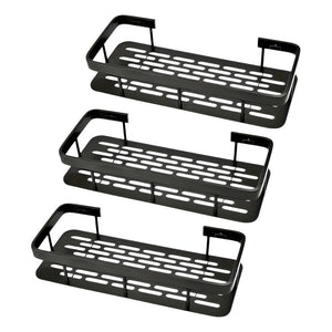 Pack X3 Repisa De Ducha Organizador Para Ducha Estante Ducha Negro