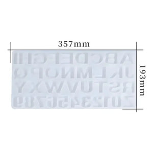 Molde De Silicona Letras Moldes De Silicona Molde De Letras Moldes De Silicona Para Resina Molde Resina Molde Reposteria Moldes De Silicona Reposteria Moldes Para Resina 36cavid Pasteleriuscl Blanco