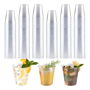 200 Vasos Plasticos Vasos Postre Vasos Acrilicos Postres 3oz Acrilico Vasos Plasticos Reutilizables Vaso Para Dulces Pocillo Para Postre Pasteleriuscl Transparente