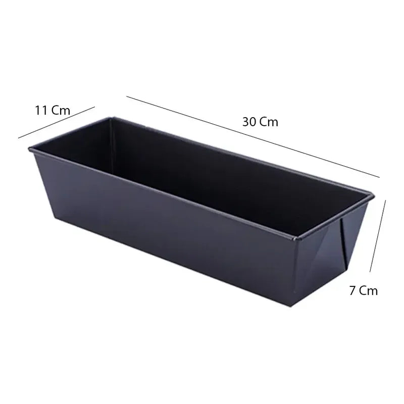 Pack X10 Molde Pan Molde Para Pan De Molde Rectangular 30cm Gris Claro