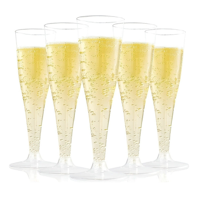 10 Copas De Champagne Copa Acrilico Copas Champaña 5oz/162ml Transparente