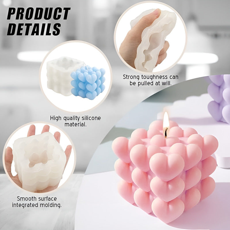 Molde Para Velas Moldes Para Hacer Velas Corazon Molde Vela Molde Vela Corazon 3d