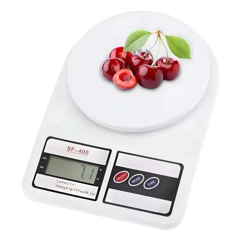 Balanza De Cocina Digital Genérica Sf-400 Blanca Blanco