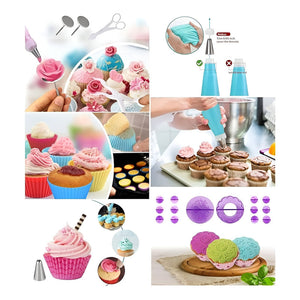 Set De Pasteleria Kit Articulos De Reposteria Cupcakes 138pz