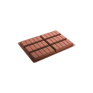 X2 Moldes De Chocolate Moldes Barra De Chocolate Silicona 6b Marrón 6 Barras