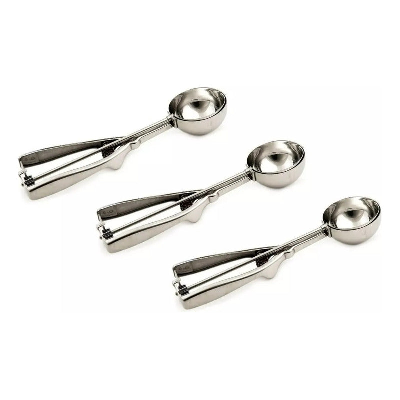 Pack X3 Cucharas Helado Cuchara Helado Cuchara De Helado 5cm