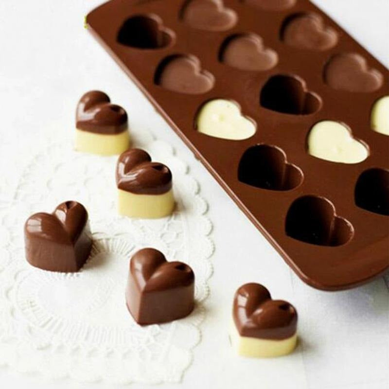 Moldes Para Chocolates Moldes Chocolates Corazon Silicona