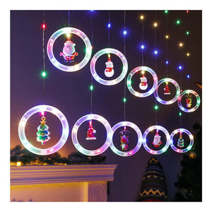 2 Luces De Navidad Cascada Guirnalda Electricas Luces 3011
