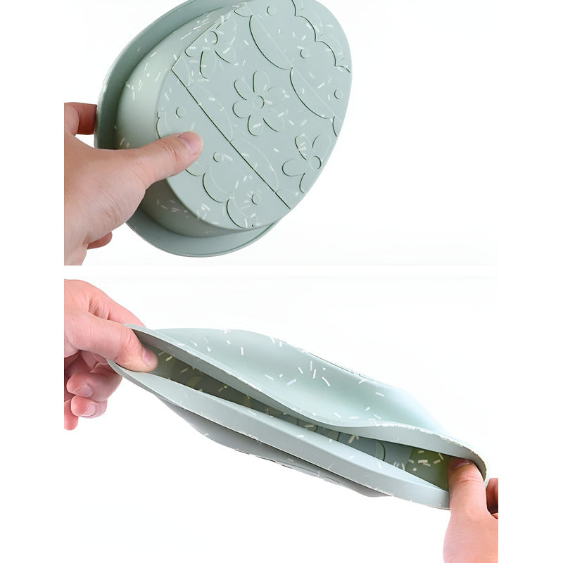 Molde Huevo De Pascua Molde De Chocolate Silicona Moldes   Multicolor