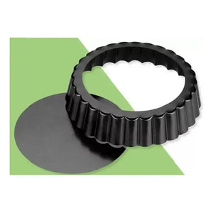 Pack X3 Moldes Tartaleta Desmontable Tarta Individual 10,5cm Molde Tartaletas Reutilizables Para Tartas Mini Moldes Para... Gris Oscuro
