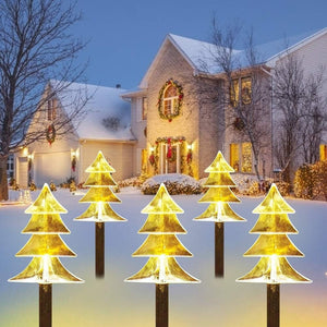 X10 Luces Navideñas Luces Navideñas Solares Arboles Navidad Amarillo