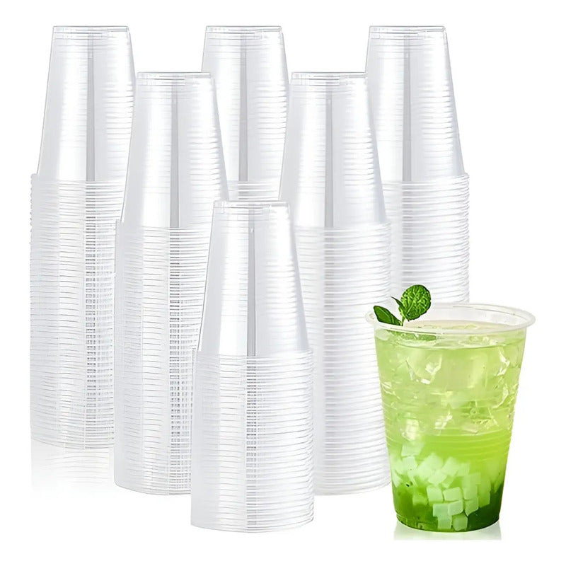 Vaso Plástico Pet Transparente De 200 Ml, Pack De 200 Unidades Transparentes.
