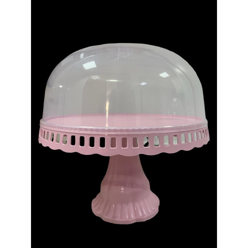 Porta Torta Con Tapa Bases Para Tortas Soporte Tortas 32 Cm